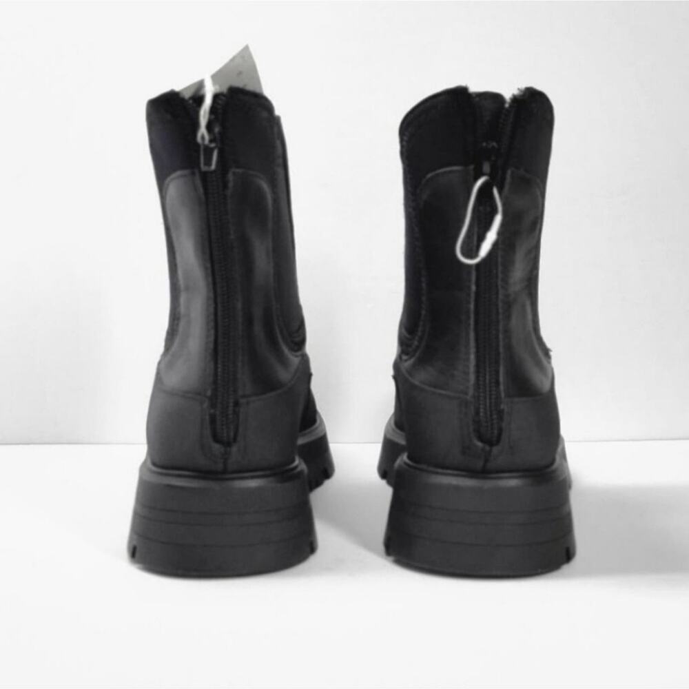 Lucky brand black Allehia Modern Lug sole Chelsea Boots Booties 8.5‎ 9.5 7.5 New - Picture 6 of 15